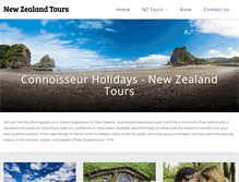 Tablet Screenshot of newzealandtours.co.nz